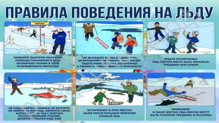 Правила поведения на льду весной.